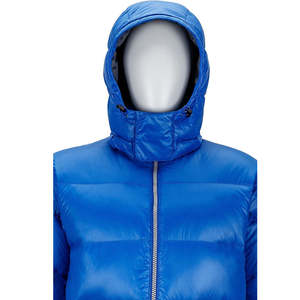 Blouson d'hiver décontracté pour homme, style urbain moderne, motif uni, col montant, fermeture éclair - Product Image 6