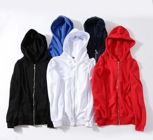 <b>Mens</b> Solid Color Hooded <b>Sweatshirt</b> Regular Fit Cotton French Terry Casual Pullover <b>Black</b> Orange Autumn Wear <b>Men</b> Hoodies for sale - Product Image 1