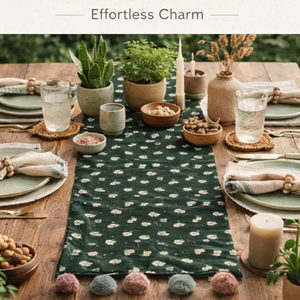 Camino de Mesa Decorativo Premium para Hogar, Restaurantes y Eventos |   Mantelería Elegante para Mesa de Comedor, Calidad de Exportación, Hecho en India - Product Image 4