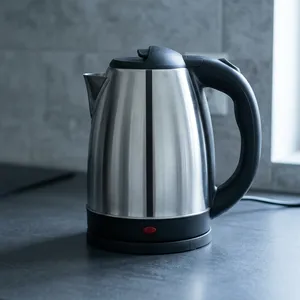 TESX INDUSTRIES Stainless Steel Electric Kettle 1.8L Premium Fast Boiling Water <b>Heater</b> Auto Shut Boil Dry Protection Cordless - Product Image 2