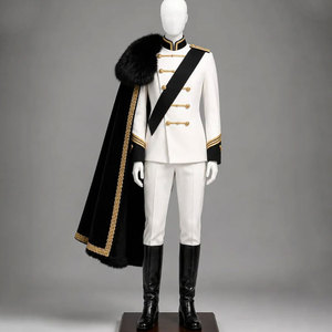Uniforme Ceremonial Vintage Elegante, Reproducción, Tejido de Lana de Algodón Transpirable y Ecológico, Uniforme Masculino de Alta Calidad - Product Image 1