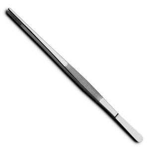 Pinzas de Cocina Profesionales de Acero Inoxidable, Duraderas, de Alta Calidad, con Punta Curva para Servir y Presentar - Product Image 4