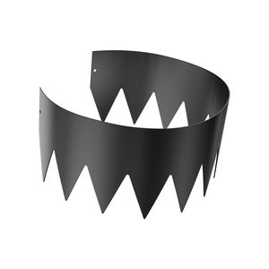 Set da 6 Bordure per Giardino in Acciaio 40x8, Bordi in Metallo Resistenti alla Ruggine, Pieghevoli, Robusti, per Prato, Utensile Manuale - Product Image 6