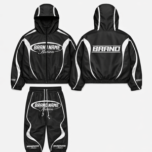 Survêtements coupe-vent en nylon pour hommes 2026 – Logo personnalisé, streetwear, strass, légers, écologiques, respirants et résistants au vent - Product Image 1