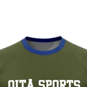 Unisex Olive Green Gold Sublimation Netball Jersey <b>Polyester</b> Lightweight Athletic Sports <b>Shirt</b> Team Match Training Clothing - Product Image 5