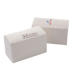 Vietnam Factory-White <b>Color</b> Commercial Release <b>Paper</b> Napkin 2-Ply Sanitary Printed <b>Tissue</b> Bag Style - Product Image 5