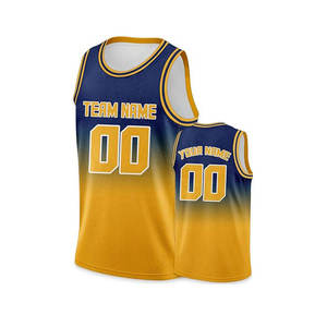 Custom Basketball Jersey Unisex Sleeveless Gradient Green Navy Sublimated Print Breathable Mesh 100% Polyester <b>Athletic</b> Fit - Product Image 6