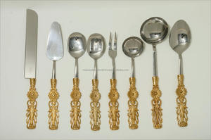 Cubiertos de acero inoxidable de diseño clásico de acero espejado de la mejor calidad, juego de cucharas, acero espejado duradero y Apto para lavavajillas - Product Image 3