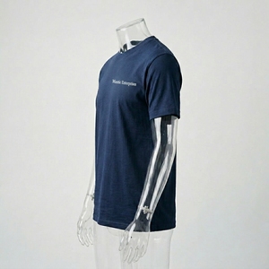 Camisetas Casuales de Manga Corta con Cuello Redondo 100% Algodón para Hombre, con Logotipo Personalizado al por Mayor, de Secado Rápido y Transpirables - Product Image 4