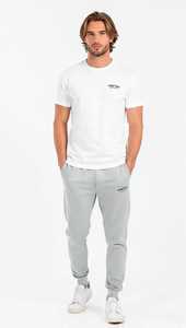 กางเกงจ็อกเกอร์ผู้ชายสีเทา ยี่ห้อ Oneten Apparel เอวยางยืด มีเชือกผูก ระบายอากาศได้ดี สวมใส่สบาย ตกแต่งด้วยตัวอักษร ด้านหน้าเรียบ - Product Image 3