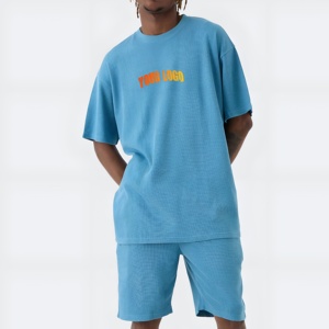Camiseta de hombre ligera, informal, con hombros caídos, cuello redondo, transpirable, a precio mayorista. - Product Image 1