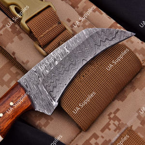 Cuchillo de Caza de Acero de Damasco de Alta Calidad Industrial, Afilado como una Espiga, para Uso Diario, Actividades al Aire Libre, Camping, OEM/ODM - Product Image 6