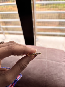 Colgante de diamante en oro amarillo de 14k, corte redondo, joyería elegante, brillo radiante, destello atemporal, accesorio clásico de moda. - Product Image 2