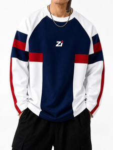 Maillot de football américain à manches longues pour homme, coupe ample et carrée, idéal pour l'entraînement, vente en gros OEM ODM - Product Image 3
