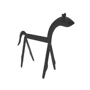 รูปปั้นตกแต่งโต๊ะโลหะสีเงินควันสำหรับตกแต่งบ้าน - Product Image 1