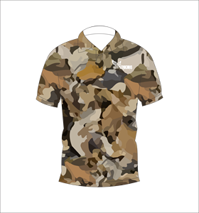 Camiseta Polo de Camuflaje Desértico, Manga Corta, Ropa Deportiva para Aventuras al Aire Libre - Product Image 6