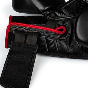 Customized Professional Adult Boxing <b>Gloves</b> Genuine Leather Hook and Loop Closure <b>Type</b> Custom Logo Design Kick Boxing Training - Product Image 4