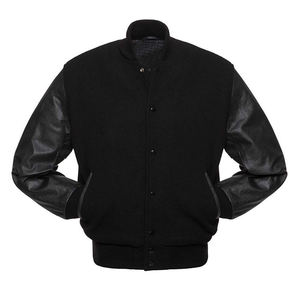 Wholesale Fashion <b>Leather</b> Varsity <b>Jackets</b> Men Customized Wool <b>Long</b> Sleeves Men Letterman <b>Jacket</b> - Product Image 3