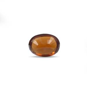 Natural Oval Cut Hessonite Gomed 6.35 Carat Loose Gemstone for Fine Jewelry - Product Image 2