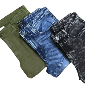 กางเกงยีนส์ขาตรงขายาวสำหรับปาร์ตี้แนวสตรีทเทรนด์กันน้ำ100% บริสุทธิ์ทรงสลิมฟิต - Product Image 3