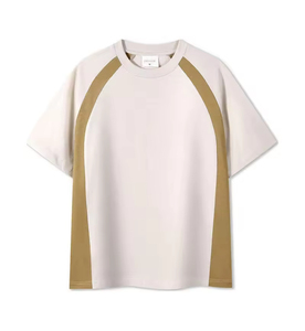 เสื้อยืดโอเวอร์ไซส์แบบสั่งทำพิเศษ คุณภาพพรีเมียม ผ้าฝ้าย 100% สำหรับใส่ลำลองและสตรีทแวร์ สำหรับผู้ชาย ขายส่งเสื้อยืดเปล่า - Product Image 1