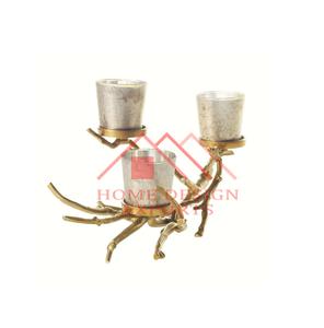 <b>Tree</b> Branch 7 <b>Glass</b> Votive T-Light Candle Holder for Table Centerpieces Hot Selling Metal Candle Holder <b>Glass</b> Votive - Product Image 1