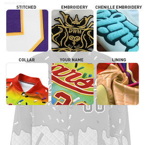 High Quality Wholesale Embroidery Letter Varsity Jacket Suitable for Team Uniforms - Product Image 2