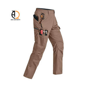 Pantalones de Trabajo Resistentes Personalizables para Hombre, Pantalones de Trabajo Tipo Cargo con Bolsillos con Portaherramientas, Ropa de Trabajo de Seguridad Impermeable de Alta Calidad - Product Image 3