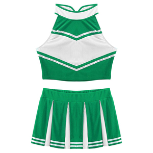 Tenues de pom-pom girl professionnelles pour femmes, imprimées avec logo, haute performance, dernier design, ensembles en polyester de qualité supérieure - Product Image 1