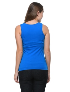 Débardeur côtelé sans manches pour femme, décontracté, basique, ajusté, pour l'été, l'entraînement, la gym, le yoga, athlétique, extensible, en coton et élasthanne tricoté - Product Image 6