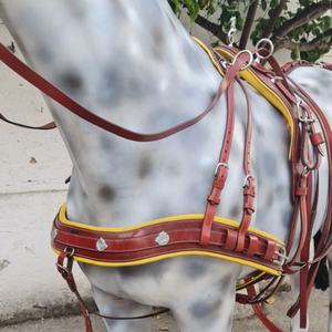 High Demand Leather Horse Harness <b>Set</b> | Premium Quality | Heavy Duty | Best Price 2026 Collection For Riding <b>Farming</b> & Training - Product Image 4