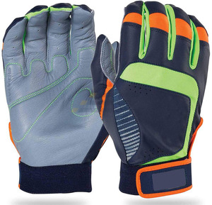 Gants de frappe de baseball personnalisés en gros |   Série Eclipse Or Noir, Cuir Durable à Séchage Rapide, Taille XL pour Adultes, Entraînement - Product Image 1