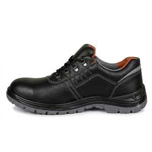 <b>Black</b> Steel Toe Safety Shoes Genuine Leather <b>Work</b> <b>Boots</b> Waterproof Breathable Anti Slip Anti-static Industrial Factory Kitchen - Product Image 3