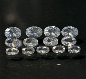 Moissanita Blanca DEF Color VVS Claridad, Corte Brillante, Forma Ovalada, Piedras de Joyería, Moissanita Suelta con Certificado GRA - Product Image 6