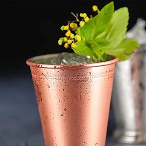 Wholesale Bulk Stainless Steel Mint Julep Cup Mojito Cocktail Glass Rolled-Edge <b>Mug</b> Leak-Proof <b>Reusable</b> Dishwasher Safe - Product Image 4