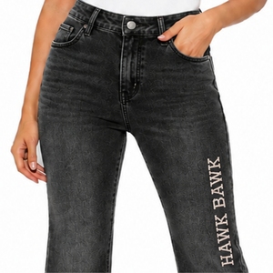 Women Flared <b>Denim</b> Jeans Premium Stretch Flared Stylish Comfortable Durable Soft Comfortable Breathable <b>Material</b> Wear - Product Image 4