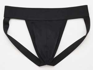 Caleçon Jockstrap Noir pour Homme – Sous-vêtement Athlétique Respirant Taille Basse Style String en Nylon – Conception Personnalisée pour le Sport et le Quotidien - Product Image 1