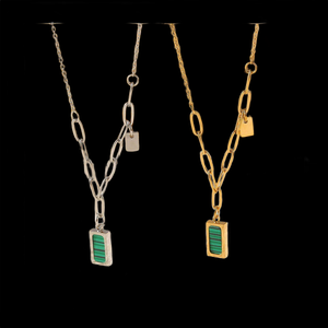 Collier moderne en moissanite pour femme avec pierre taille brillant, idéal pour les fiançailles, les mariages et les soirées - Product Image 4