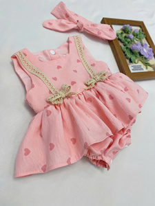 Vestido Halter de Verano de Alta Calidad para Niñas, Estampado, de Algodón, Maxi, Ecológico, Transpirable, con Opción de Pañuelo para Niños - Product Image 5