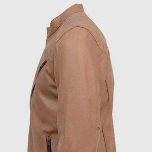 Veste en cuir grande taille pour homme, col montant, pour l'extérieur, vente en gros - Product Image 6