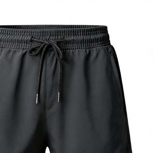 Shorts de sport pour hommes très demandés, style décontracté, taille à cordon, haute qualité, design personnalisable, respirant, séchage rapide, couleur frontale - Product Image 3