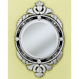 Miroir mural décoratif baroque vénitien orné |   Miroir en verre vintage antique de luxe pour le salon, la chambre à coucher, la décoration de la maison - Product Image 1