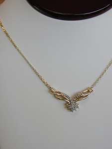 สร้อยคอเพทายธรรมชาติ เงินแท้ 925 ชุบทอง 14Kt เครื่องประดับอัญมณีชั้นดีสำหรับผู้หญิง ของขวัญ - Product Image 2