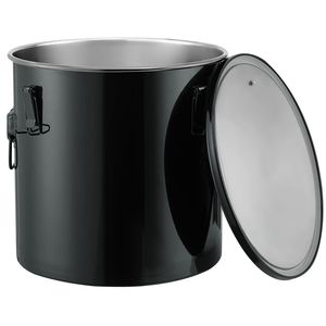 Contenitore per Olio da Frittura in Acciaio Inox da 8 Galloni, Antiruggine, per Smaltimento e Trasporto Olio in Cucine Commerciali - Product Image 1