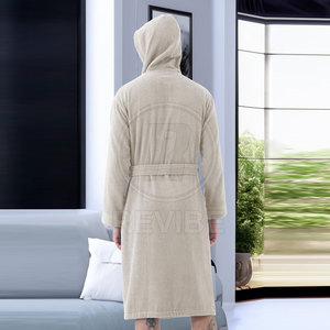 Peignoir en tissu éponge 100% coton pour homme, confort premium, mode hiver - Doux et idéal pour le quotidien, en vente en ligne - Product Image 2