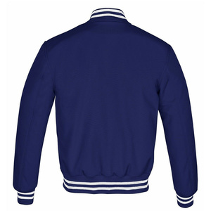 <b>Mens</b>/Womens Unisex Fashion Casual Slim Fit Hooded Wool Varsity Jacket with Stand Collar and Front Logo Reversible & Waterproof - Product Image 2