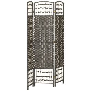 Dark Gray Privacy <b>Screen</b> 3-PANEL <b>Bedroom</b> Partition Board <b>Screen</b> & Room Divider Product Category - Product Image 5