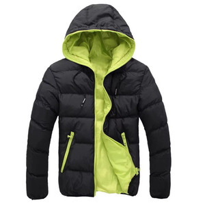 Blue Orange Red Black Lime Navy <b>White</b> Pink Custom <b>Men</b> Hooded Puffer <b>Jacket</b> Quilted Winter Coat OEM Factory Premium Outerwear - Product Image 1