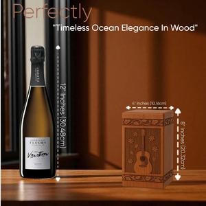 Urne funéraire pour guitariste gravée à la main, en bois de palissandre, souvenir personnalisé - Product Image 5