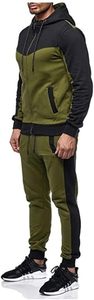 Ensemble de survêtement décontracté d'hiver personnalisé pour homme, sweat à capuche oversize en polaire, ensemble deux pièces respirant en coton pour le jogging - Product Image 3